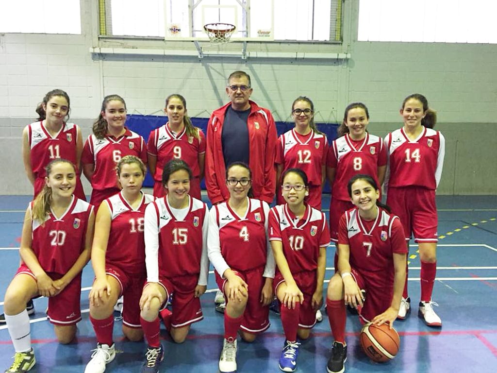 Victoria de las infantiles del Paidos Rojo ante el CB Muro (22-52) 1 paidos infantil rojo