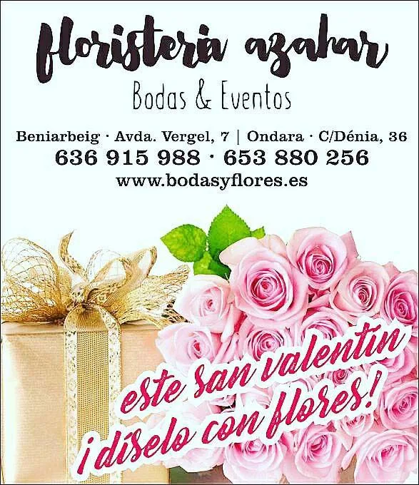 san valentin en floristeria azahar