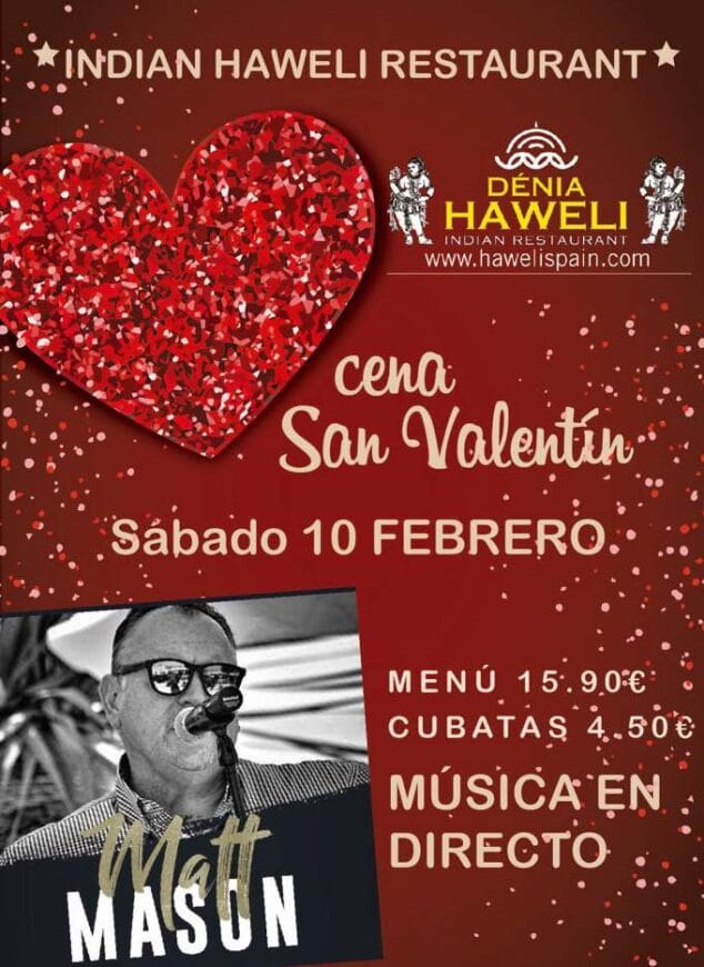 san valentin en indian hawelli restaurant