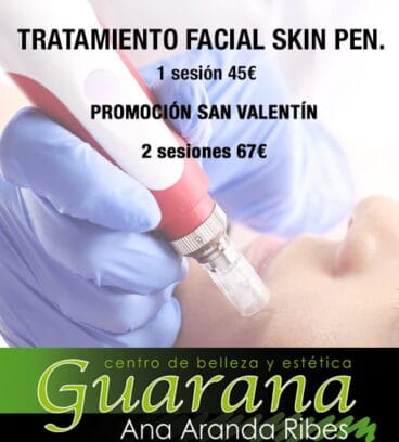 San Valentín en  Centro de estética Guaraná, Tratamiento facial skin pen