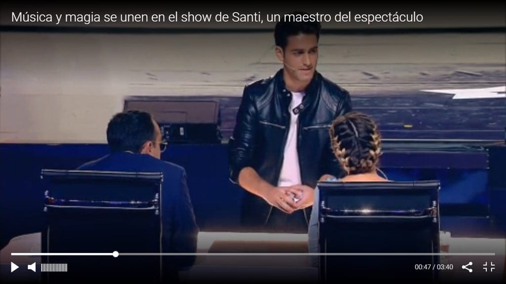santi marcilla en el prograa got talent