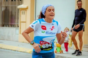 vega torro durante los 10k de oliva