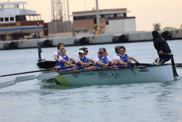 Veteranas del Club Rem Marina de Dénia en Gandía