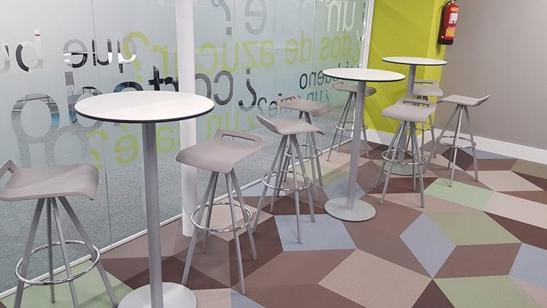 Zona comedor oficina Fernando Moll