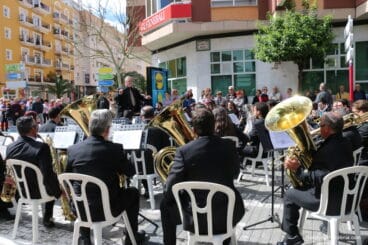 Concierto de la Banda de Dénia en la falla Saladar – Música