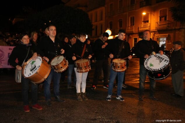 02 manifestacion dia de la mujer denia colla la xareta