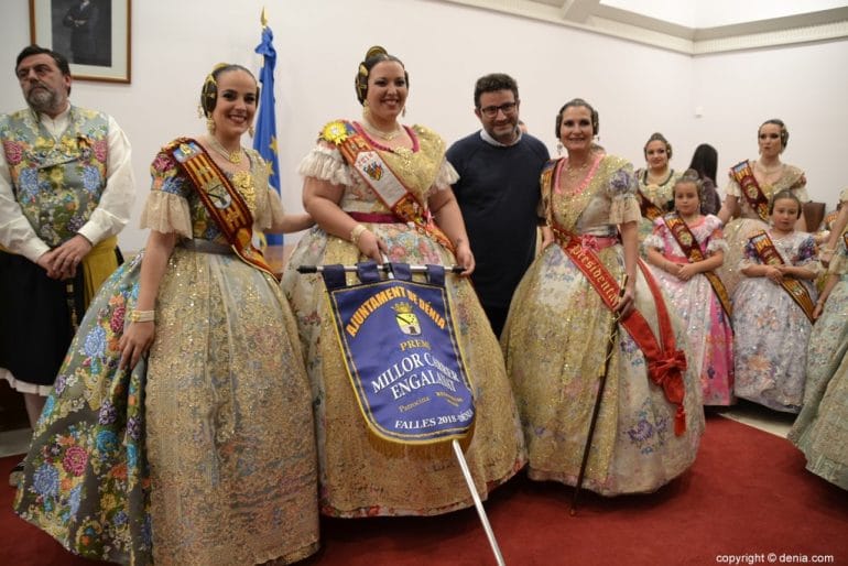 04 Premios Fallas Dénia 2018 - Calle engalanada Falla Darrere