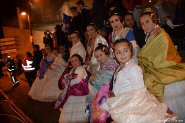 Cremà de las fallas de Dénia 2018 – Cortes de honor