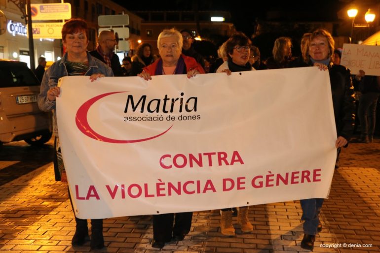 Manifestación Día de la Mujer Dénia - Matria