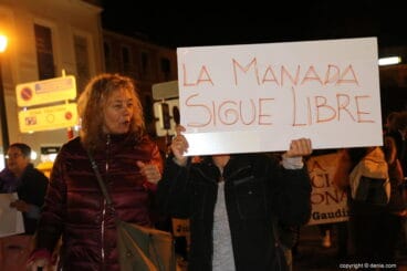 Manifestación Día de la Mujer Dénia – Pancarta