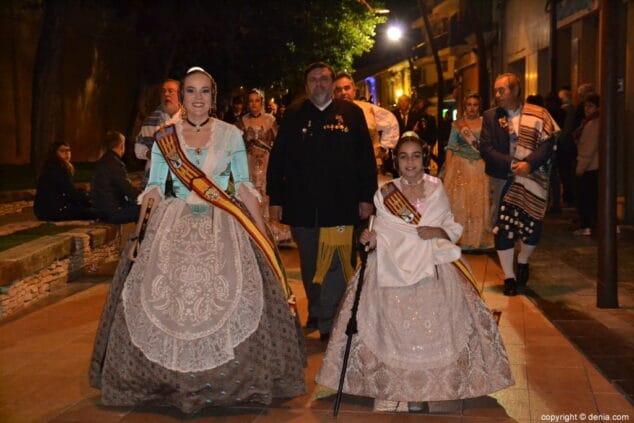 07 entrada de bandas fallas de denia 2018 falleras mayores de denia