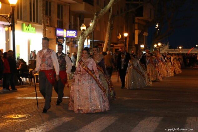 08 crida falleras mayores denia 2018 pasacalle