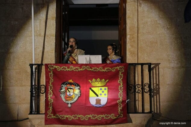 09 crida falleras mayores denia 2018 melani y carla