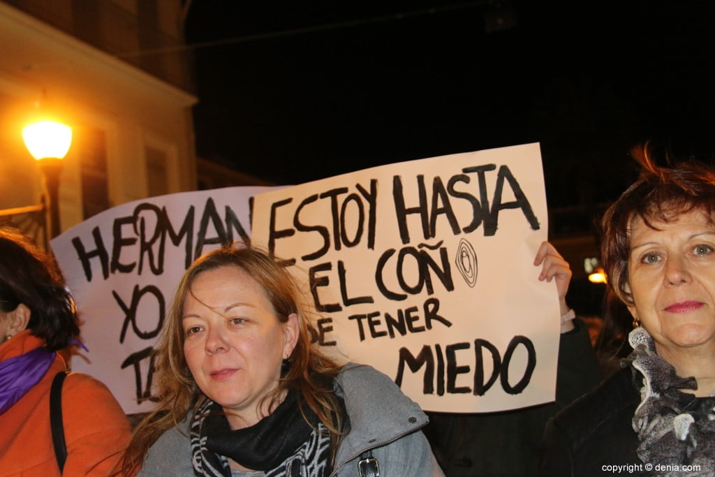 Manifestación Día de la Mujer Dénia – cartel