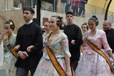 Pleitesias a las falleras mayores de Dénia – Falla Centro