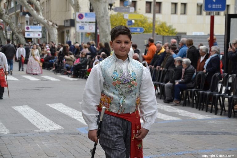 Ofrenda Fallas Dénia 2018 - Presidente Infantil Falla Camp Roig