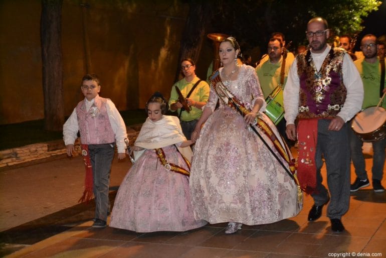 Entrada de Bandas Fallas de Dénia 2018 - Cargos Les Roques
