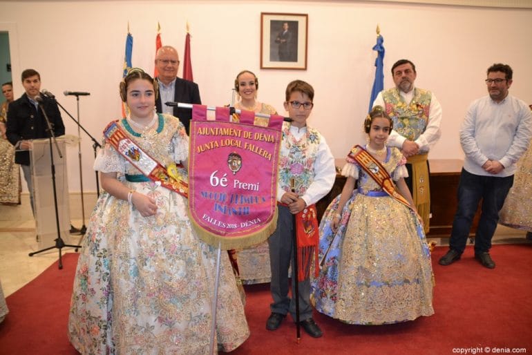 Premios Infantiles fallas Dénia 2018 - 6º Premio Sección Primera falla Darrere