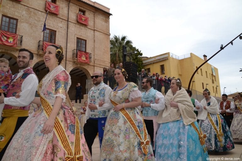 Pleitesias a las falleras mayores de Dénia - Falla Saladar