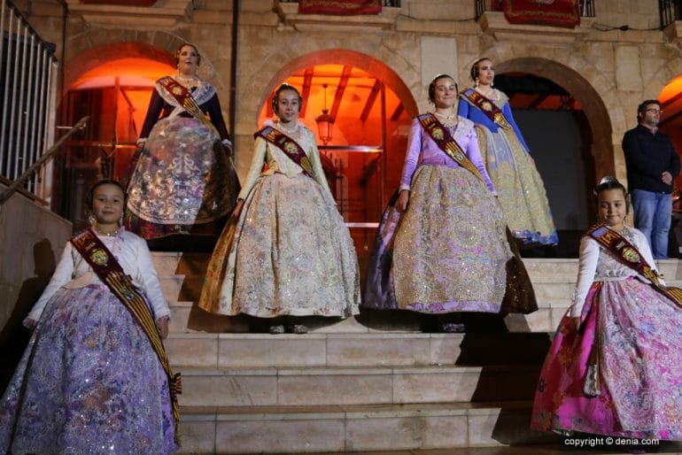 Crida Falleras Mayores Dénia 2018 - Cortes de honor