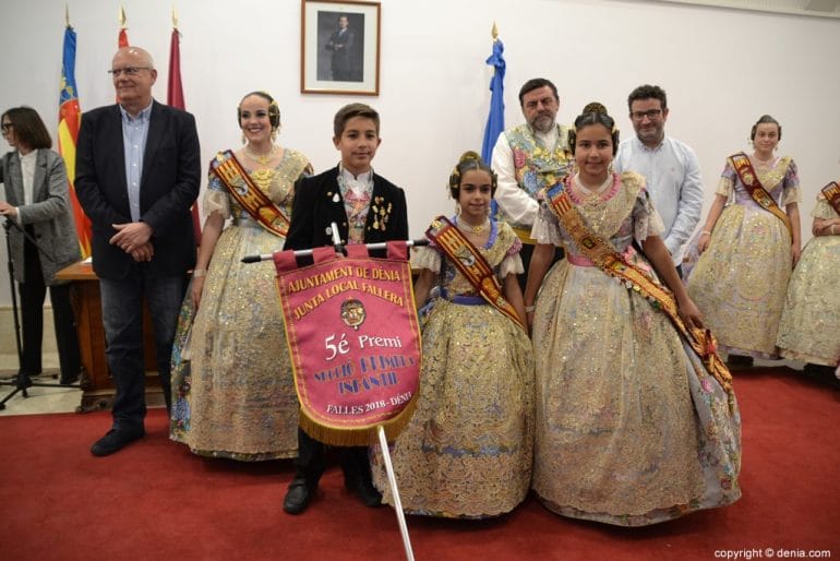 Premios Infantiles fallas Dénia 2018 - 5º Premio Sección Primera falla Diana