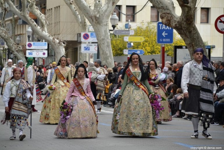 Ofrenda Fallas Dénia 2018 - Cargos Falla Port Rotes