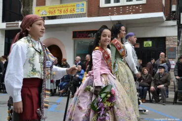 Ofrenda Fallas Dénia 2018 – Cargos Falla Port Rotes