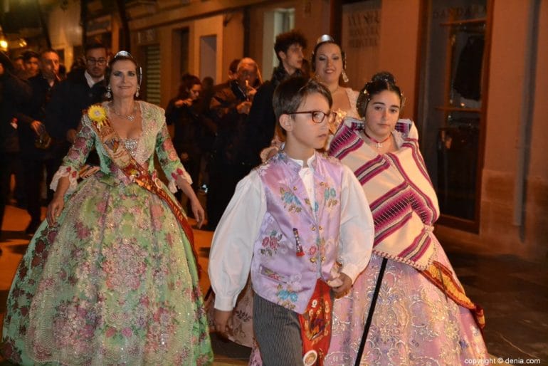 Entrada de Bandas Fallas de Dénia 2018 - Cargos falla Darrere