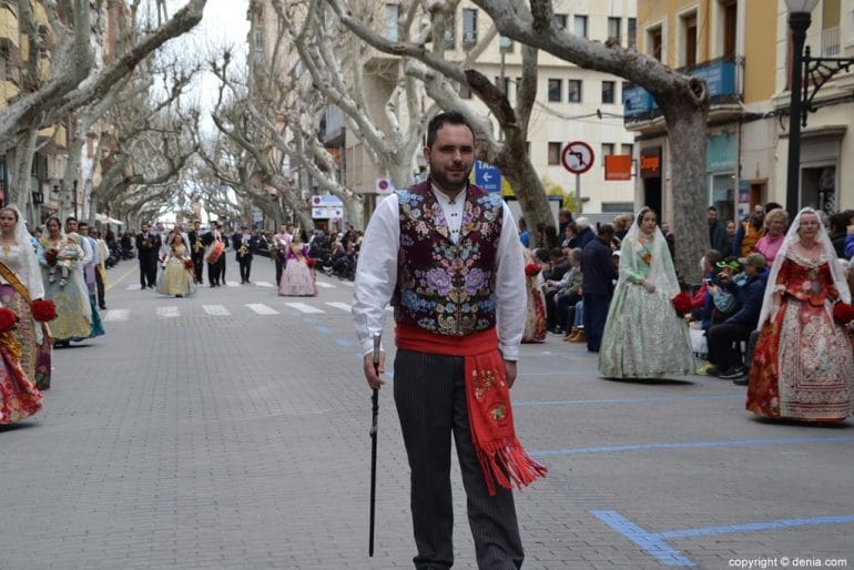 Ofrenda Fallas Dénia 2018 - Presidente Falla Camp Roig