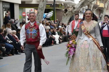 Ofrenda Fallas Dénia 2018 – Cargos Falla Oeste