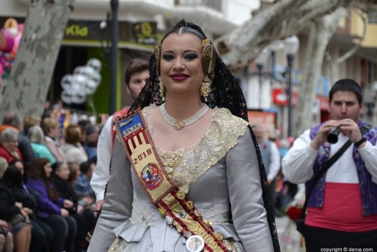 Ofrenda Fallas Dénia 2018 - Fallera Mayor Falla Oeste