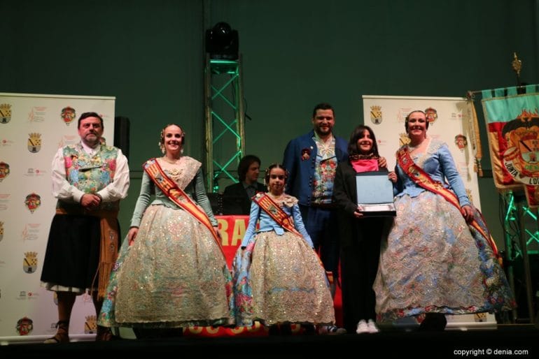 Sopar de Germanor 2018 - 3º Premio presentadora falla Baix la Mar
