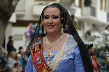 Ofrenda Fallas Dénia 2018 – Fallera Mayor Falla Baix la Mar