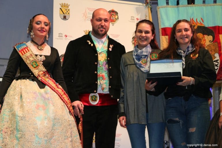 Sopar de Germanor 2018 - 1º premio presentadora Falla Diana