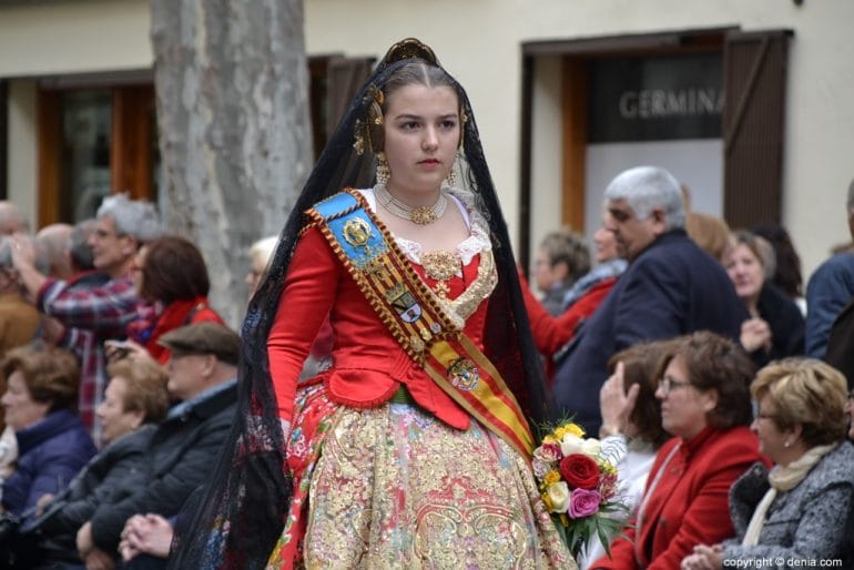 Ofrenda Fallas Dénia 2018 - Falleras mayores de Dénia de otros años