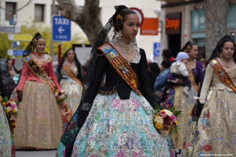 Ofrenda Fallas Dénia 2018 - Falleras mayores de Dénia de otros años
