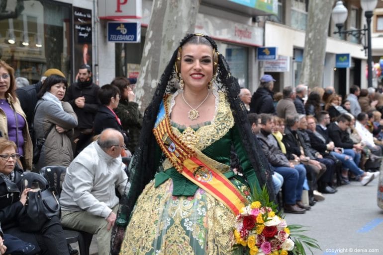 Ofrenda Fallas Dénia 2018 - Falleras mayores de Dénia de otros años