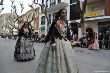 Ofrenda Fallas Dénia 2018 – Junta Local Fallera de Dénia