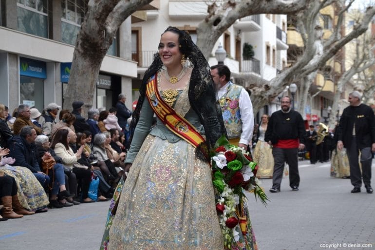 Ofrenda Fallas Dénia 2018 - Fallera Mayor de Dénia