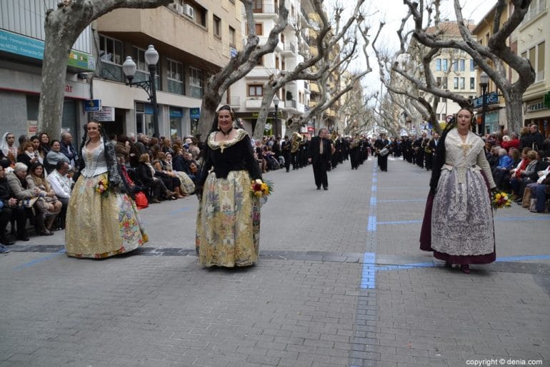 Ofrenda Fallas Dénia 2018 - Concejalas PP Dénia