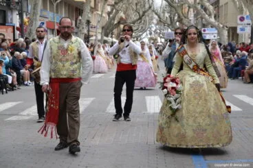 Ofrenda Fallas Dénia 2018 – Cargos Falla Les Roques