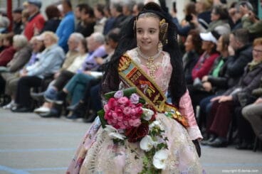 Ofrenda Fallas Dénia 2018 – Fallera Mayor Infantil Falla Campaments
