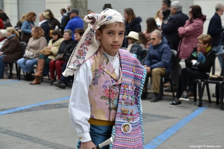 Ofrenda Fallas Dénia 2018 - Presidente Infantil Falla Campaments