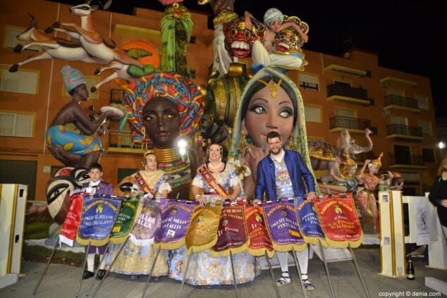 83 premios fallas denia 2018 banderines baix la mar