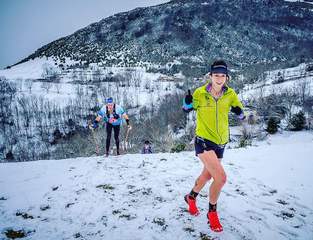 aida perez en el trail serra cavallera
