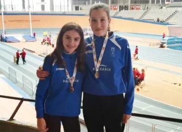 angela molto y leire bisquert en el autonomico cadete
