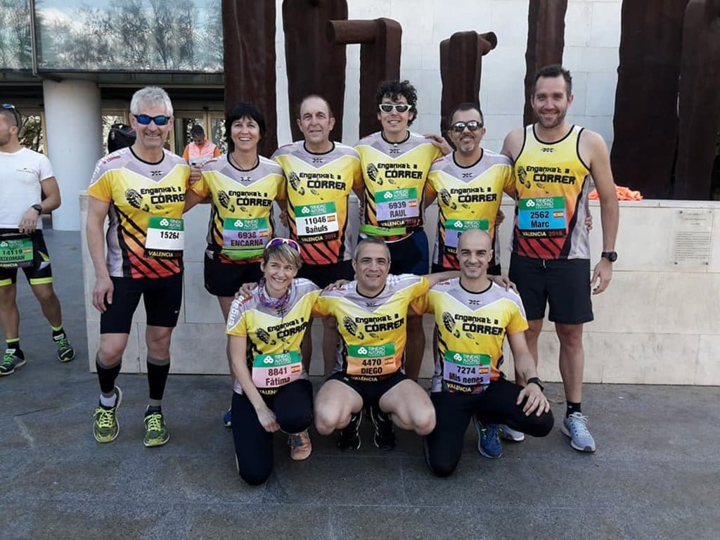 Gran presencia de runners dianenses en el 'Campeonato del Mundo de Media Maratón' 2 atletas del enganxata correr