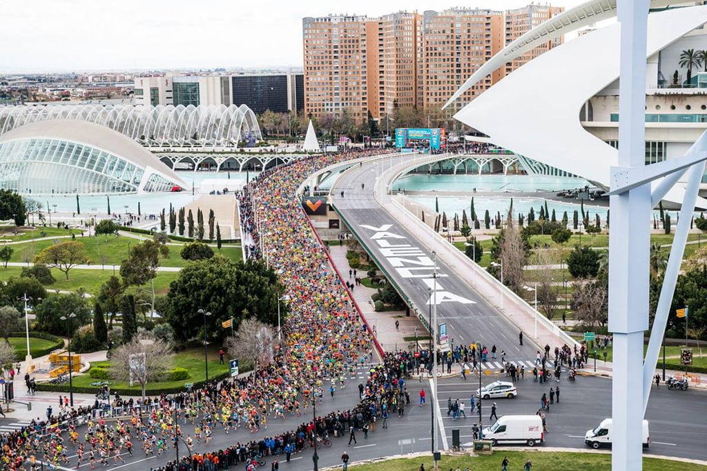 Atletas en el Campeonato del Mundo de Media Maratón