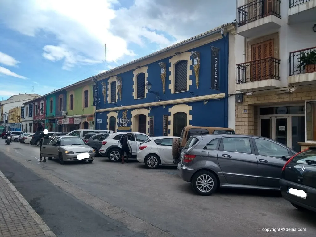 calle la mar de denia antes de las obras