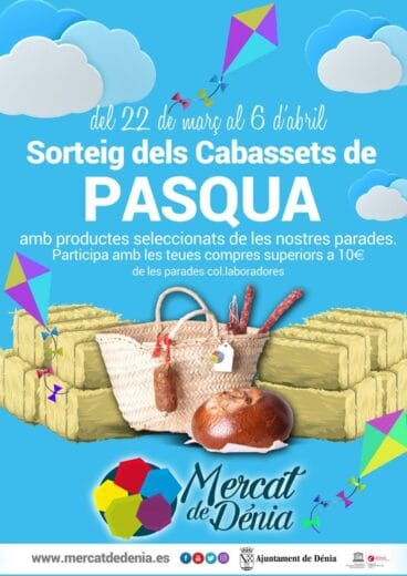 Campaña de pascua en el Mercat de Dénia